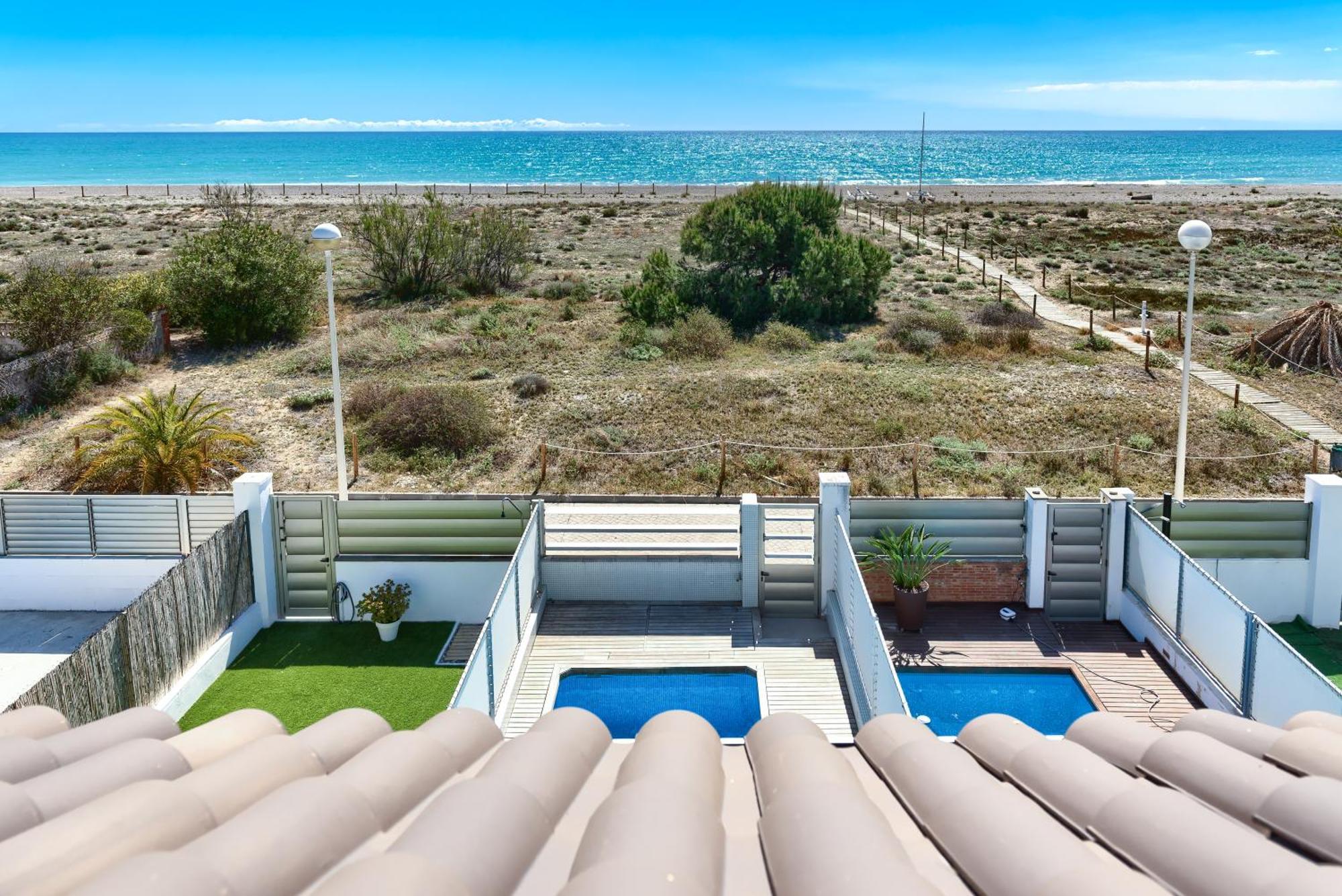 Casa Frente Al Mar Con Piscina Privada Apartment Sagunto Bagian luar foto